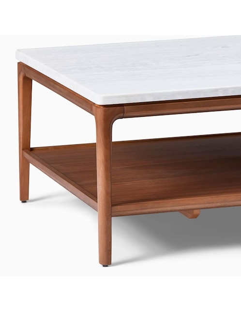 Mesa De Centro West Elm Parker De Madera 2