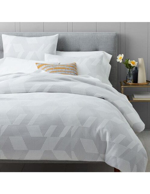Duvet o Funda para Cojín Organic Alternating Geo Jacquard