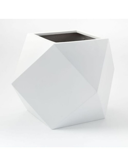 Maceta Exterior Faceted de piedra