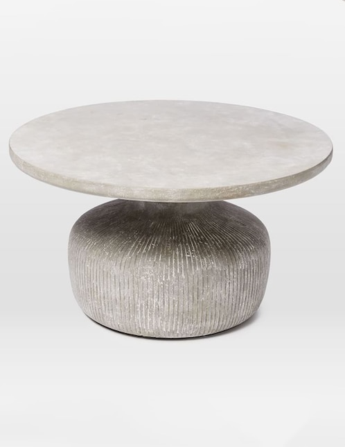 Set mesa de centro Tambor Concrete West Elm