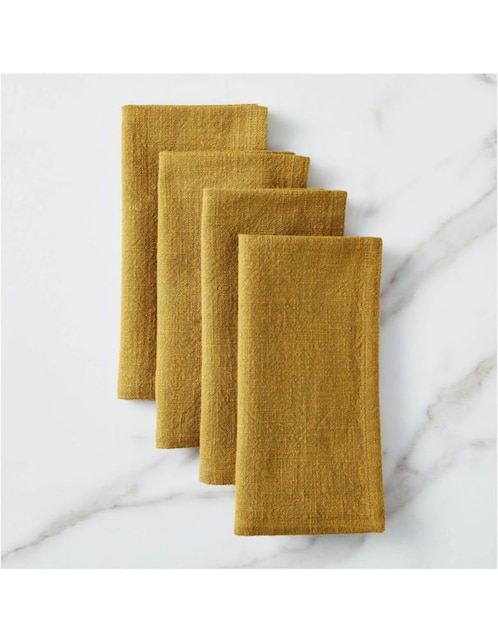 Imagen de producto S/4 SERVILLETA SLUB COTTON 20X20 CELADON