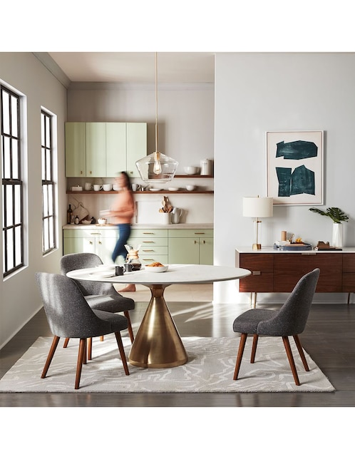 Silla Mid-Century de madera