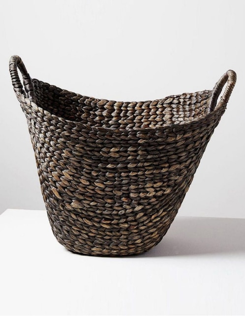 Canasto multiusos Curved de jacinto de agua