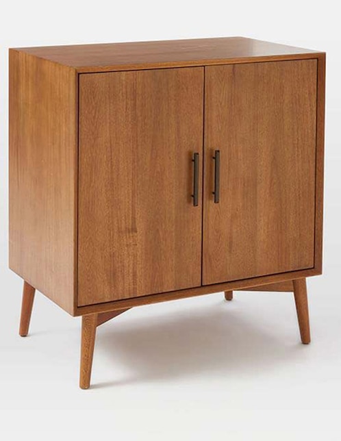 WEST ELM Bar Mid-Century de madera
