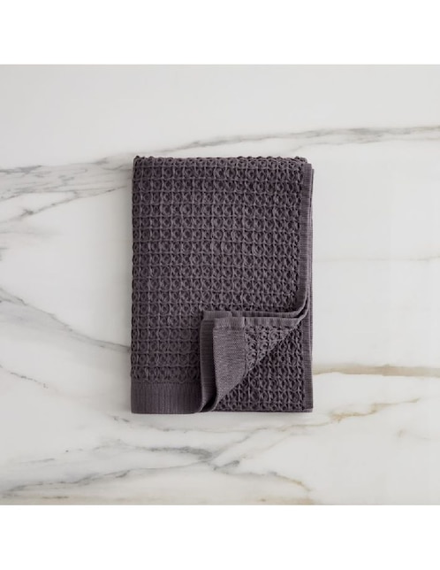 Toalla para baño Organic Plush Waffle de algodón orgánico adulto