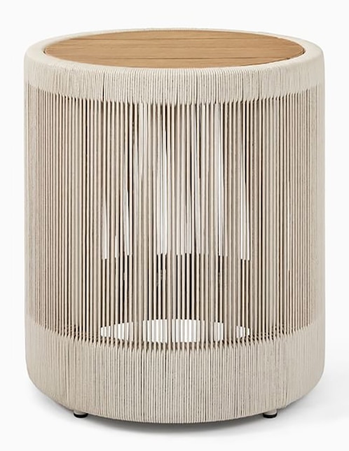 Mesa lateral Porto de madera caoba