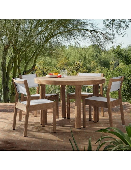 Silla 2 piezas Portside Outdoor de madera