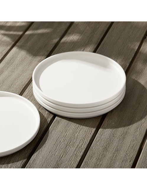Plato ensalada Modern de melamina 4 piezas