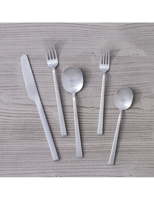 Set cubiertos Kanto de acero 5 piezas 1