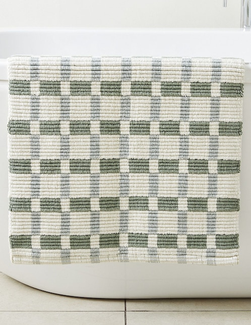 Tapete para baño Square Ribbed