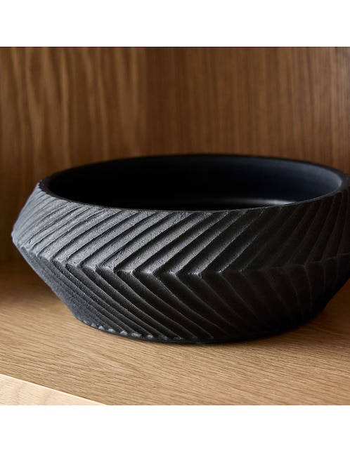 Figura decorativa de irregular Asher de cerámica Liverpool - Main Image