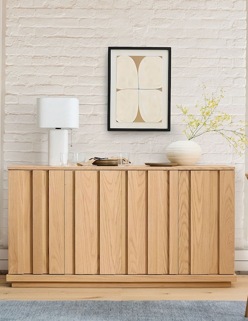 Buffet Berkley de madera caoba