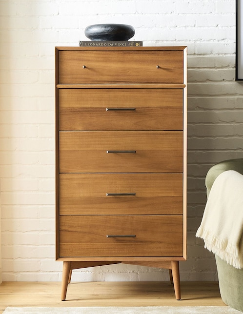 Cómoda Mid-Century de madera