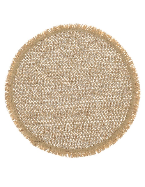WEST ELM Mantel individual redondo de papel Round Paper