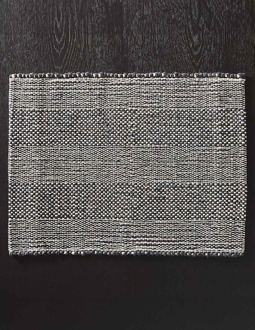 S/4 MANTEL CHUNKY TEXTURED GRIS