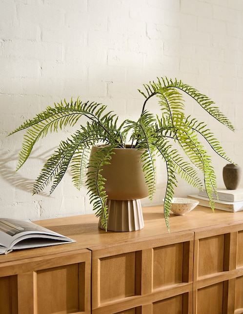 Helecho artificial Faux Potted