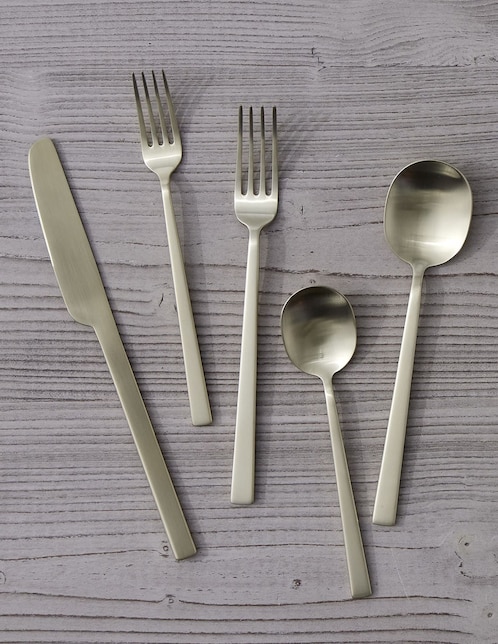 Set cubiertos Kanto de acero inoxidable 5 piezas
