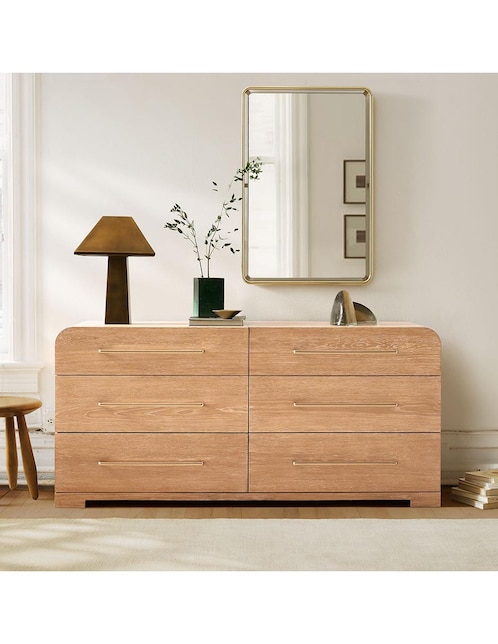 Cómoda Ava de madera roble