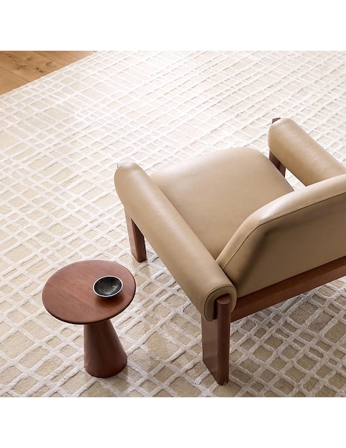 WEST ELM Tapete Tencel Grid