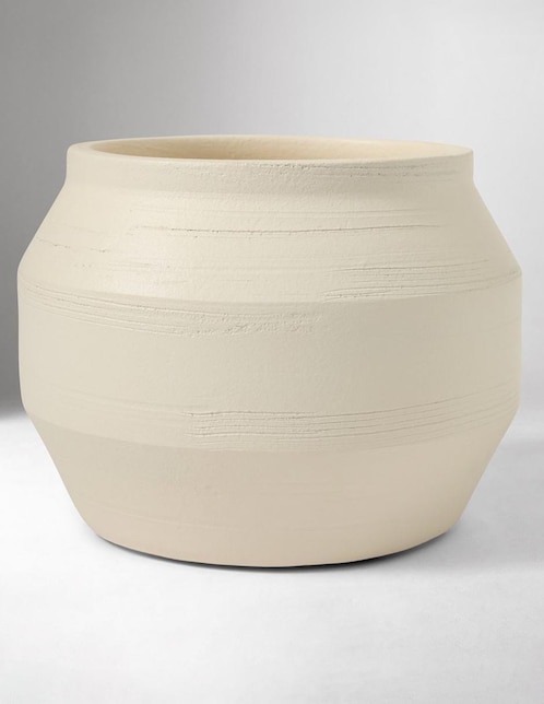 MACETA MESA IVAN PLANTERS M BLANCO