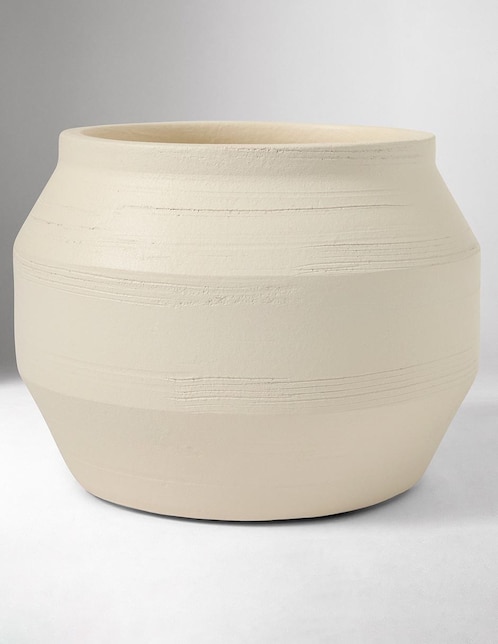 MACETA MESA IVAN PLANTERS G BLANCO