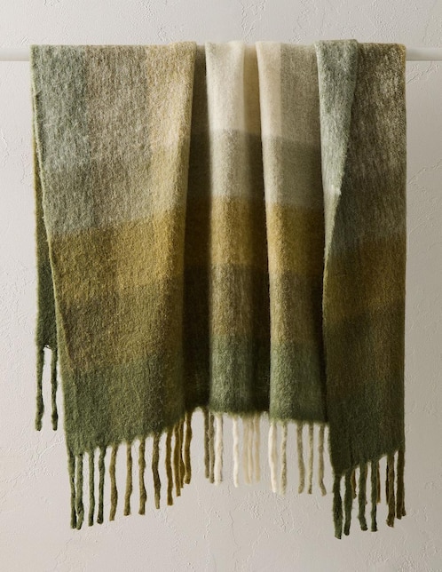 Frazada de tejido punto Faux Mohair