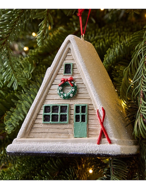 Ornamento navideño casa Glass Cabin