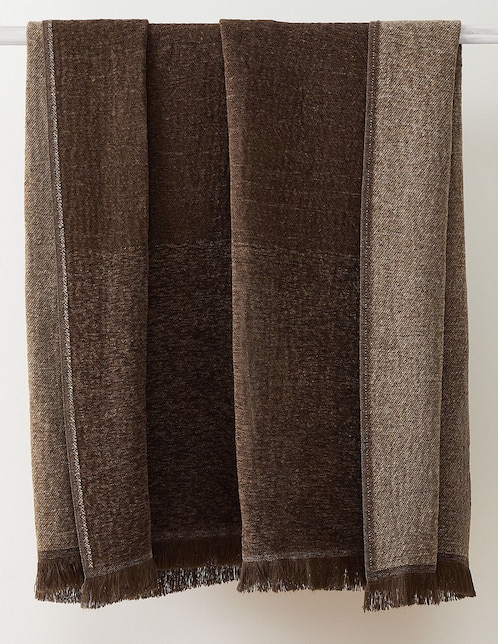 Frazada de tejido plano Reversible Chenille 1