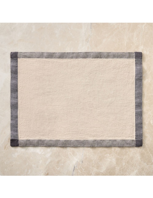 SET MANTEL CONTRAST B, SIN TAMAÑO, BEIGE
