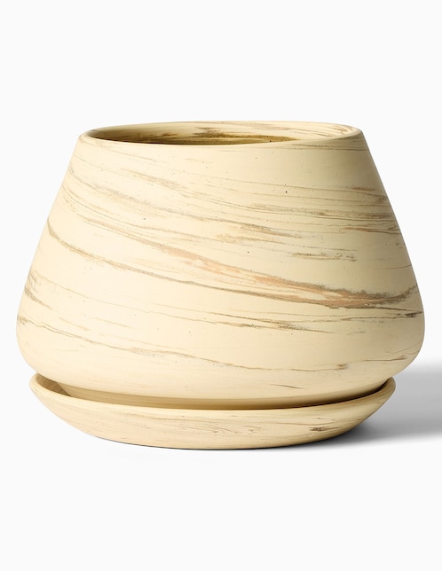 Maceta Marbled de cerámica 1
