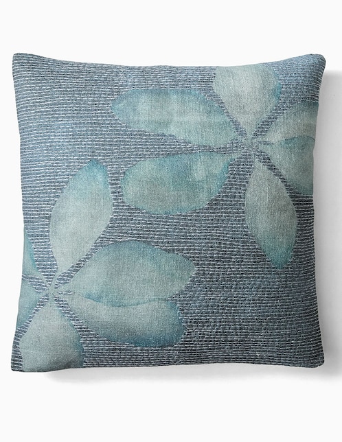 Funda Cojín Cyanotype Floral