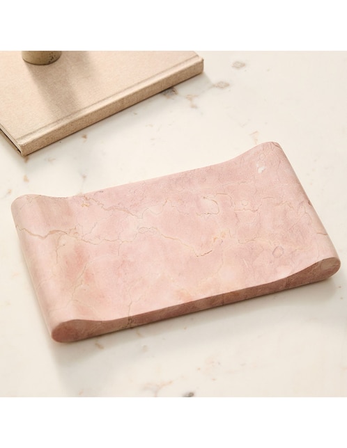 Figura decorativa rectangular Draped de mármol