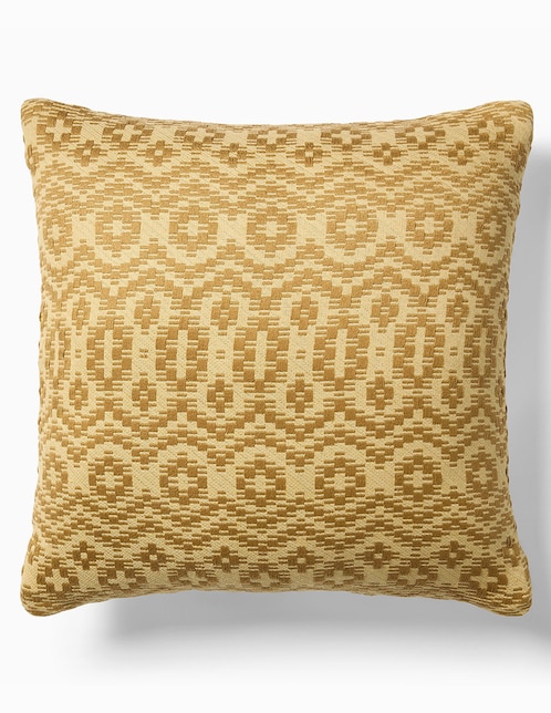 COJÍN OD DIAMOND PLAID 20 X 20 AMARILL