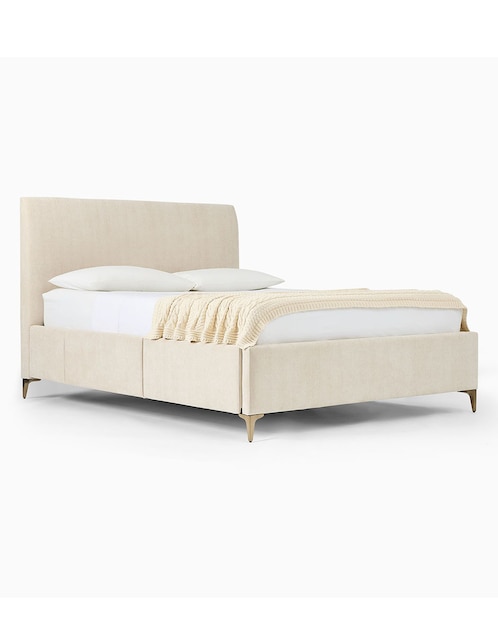 Cama Andes de madera pino King size