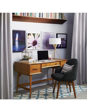 Escritorio Mid-Century de madera
