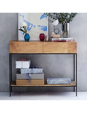 Consola Industrial Storage de madera