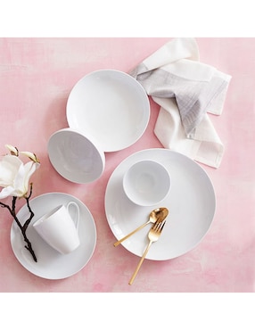 Bowl Organic Shaped de porcelana