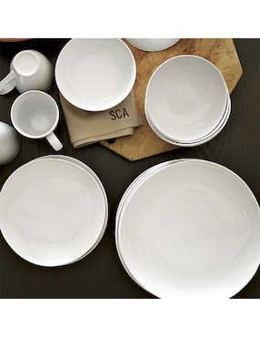 Bowl Organic Shaped de porcelana
