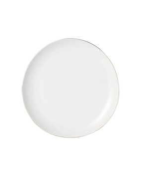 Plato Para Ensalada Organic Shaped De Porcelana