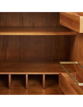 Bar Mid-Century de madera