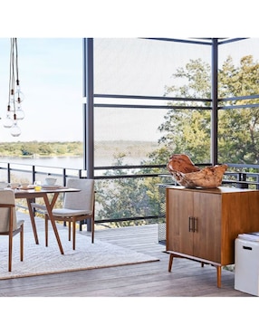 Bar Mid-Century de madera