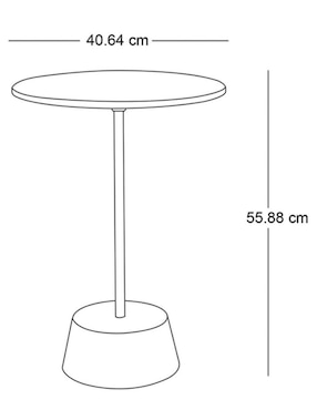 Mesa lateral Maisie Side de Mármol