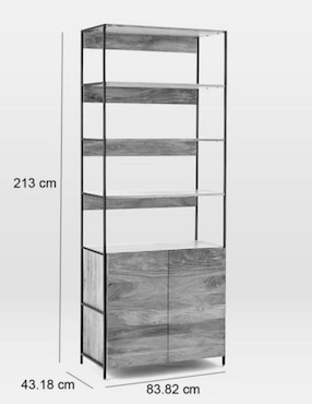 Librero de madera