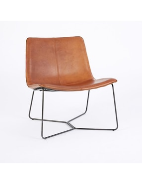 Sillón Slope West Elm de piel