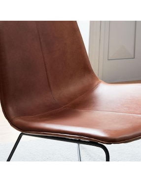 Sillón Slope West Elm de piel