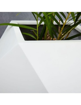 Maceta Exterior Faceted de piedra