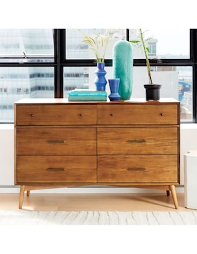 Cómoda Mid Century de madera