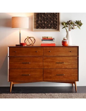 Cómoda Mid Century de madera