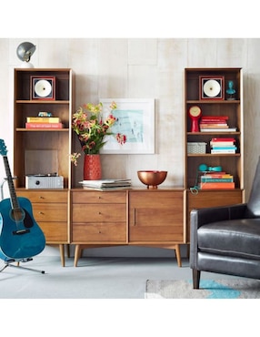 Gabinete Mid Century de madera