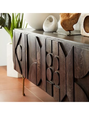 Consola Pictograph de madera